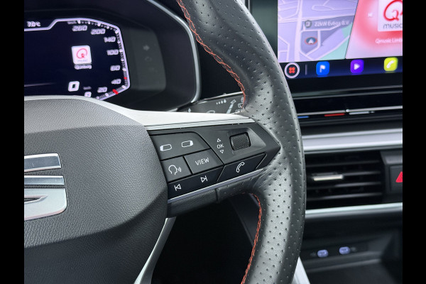 Seat Leon 1.5TSI 150PK FR Launch Edition Trekhaak Panoramadak Park+Side Assist Navi Ecc Adap.Cruise Control Pdc Apple Carplay Android Auto DAB Bleutooth Lmv Airco separaat achter Led Origineel Nederlandse Auto
