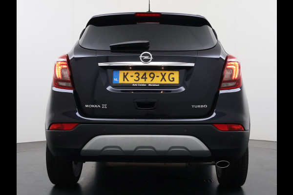 Opel Mokka X 1.4 Turbo 141PK Leder AGR Comfort Stoelen Navi Camera Ecc Cruise Control Schuif-kanteldak Apple Carplay Android Auto Bi-Fuel Onl Stoel+Stuurverwarming Lmv Led Privacy Glas Pdc Zeer luxe en complete Opel Mokka!