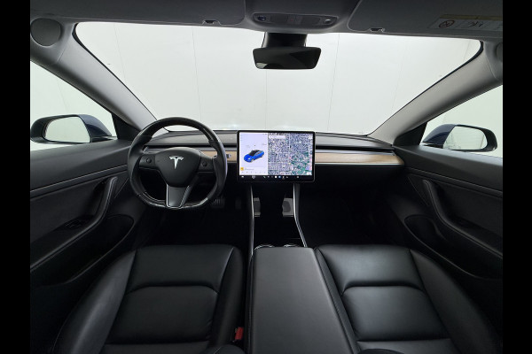 Tesla Model 3 RWD SR plus 325PK SOH 90% LFP Accu Lmv 18" AutoPilot Leder Panoramadak Adaptive-Cruise Camera's Elektr.-Stuur+Stoelen+Spiegels+G Navi LED DAB Voorverwarmen interieur via App Keyless One-Pedal-Drive Fabrieksgarantie op Accu en Motor tot 29-12-2028/160.000km