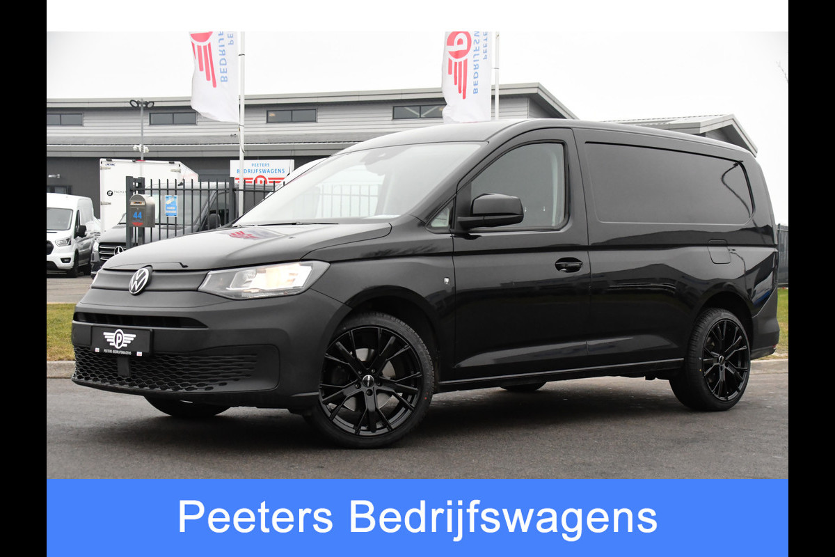 Volkswagen Caddy Cargo Maxi 2.0 TDI Black Edition Cruise, Carplay, Stoelverwarming, 122pk, Automaat, Standkachel, Multimedia, Uniek!
