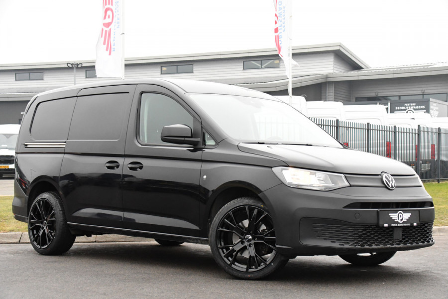 Volkswagen Caddy Cargo Maxi 2.0 TDI Black Edition Cruise, Carplay, Stoelverwarming, 122pk, Automaat, Standkachel, Multimedia, Uniek!
