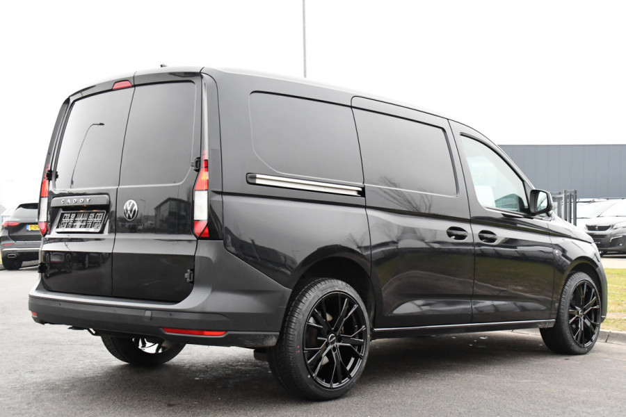 Volkswagen Caddy Cargo Maxi 2.0 TDI Black Edition Cruise, Carplay, Stoelverwarming, 122pk, Automaat, Standkachel, Multimedia, Uniek!