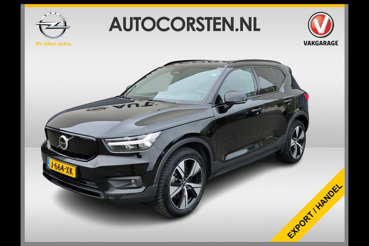Volvo XC40 Recharge P8 AWD 408pk R-Design SOH 90% Adap.Cruise Navi Ecc Camera Apple Carplay Android Auto Pdc Stoelverwarming Lmv 19" Privacy Glas Google Maps DAB+ Origineel Nederlandse Auto Nieuwprijs  €59.825,- Export - Handel