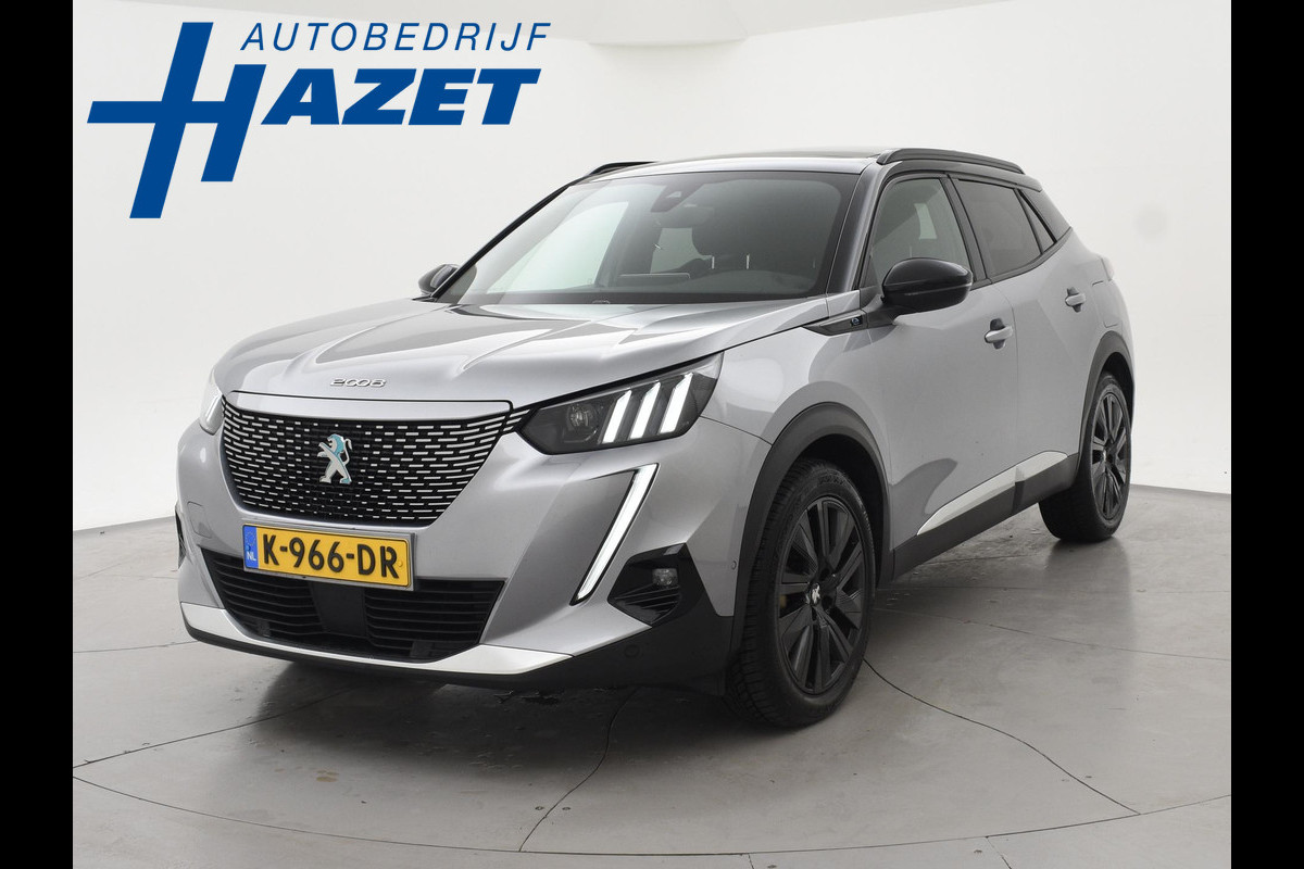 Peugeot e-2008 EV GT 50 kWh + LEDER | SCHUIFDAK | CAMERA | ADAPTIVE CRUISE | STOELVERW. | SFEERVERL.