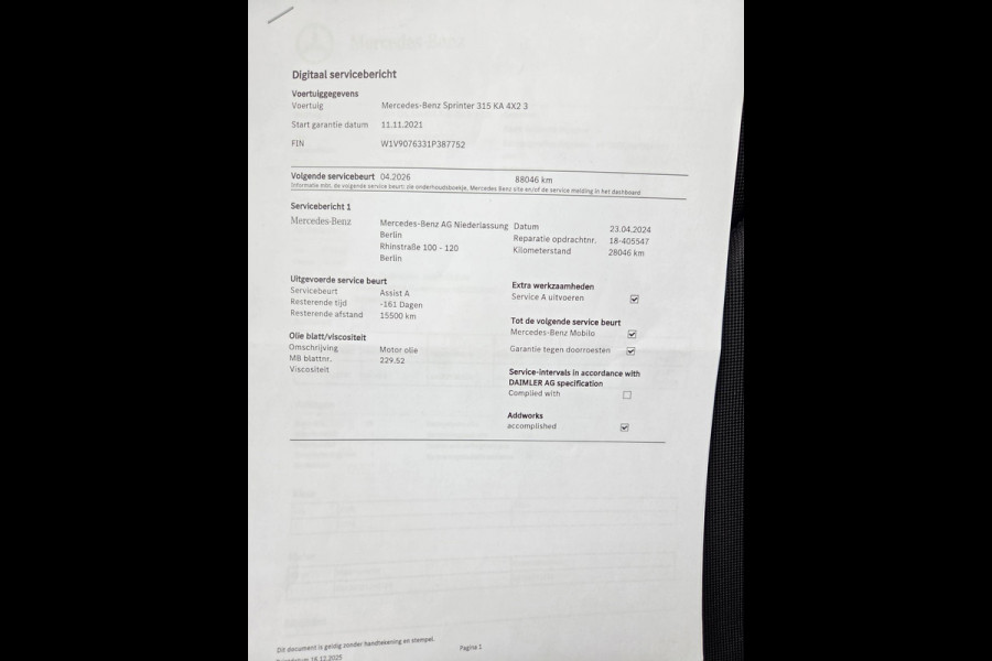 Mercedes-Benz Sprinter 315 CDI L2H2 Autm. Airco Achteruitrijcamera Parkeersensors