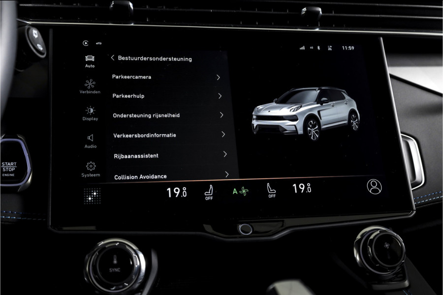 Lynk & Co 01 1.5 PHEV 261PK MY23 | Donkere hemel | 360 Camera | 7.4 kWh boordlader | S/K-panodak | Adapt. Cruise | Memory | Elek. klep | LM 20" | 0949