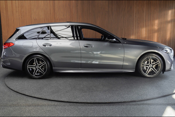 Mercedes-Benz C-Klasse Estate 180 AMG Line Panodak Leer 360° Memory Distronic+ Matrix Laser Navi LED Nightpack PTS Ambient Elekt. achterklep Elektr. trekhaak LM velgen BTW auto!