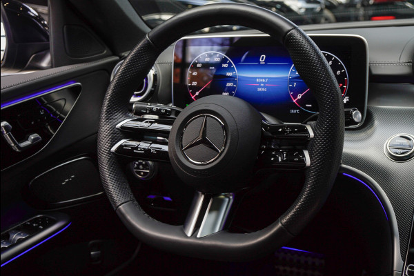 Mercedes-Benz C-Klasse Estate 180 AMG Line Panodak Leer 360° Memory Distronic+ Matrix Laser Navi LED Nightpack PTS Ambient Elekt. achterklep Elektr. trekhaak LM velgen BTW auto!