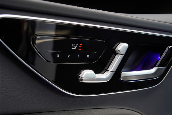 Mercedes-Benz C-Klasse Estate 180 AMG Line Panodak Leer 360° Memory Distronic+ Matrix Laser Navi LED Nightpack PTS Ambient Elekt. achterklep Elektr. trekhaak LM velgen BTW auto!