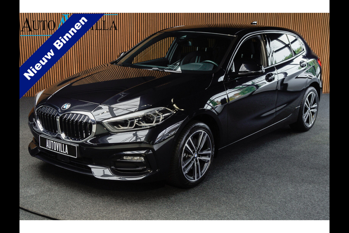 BMW 1-serie 118i Aut. Leer Navi ACC Elektr. bedienbare achterklep Camera Zwarte hemelbekl. Virtual Climate PDC LM velgen BTW auto
