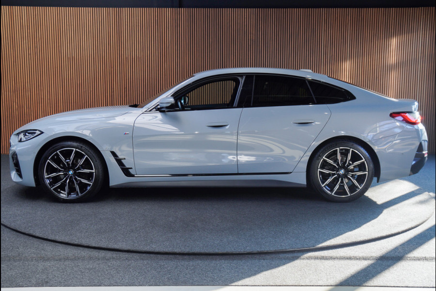 BMW 4 Serie Gran Coupé 420i M-pakket Navi Leer Elektr. achterklep 360° Camera Climate voor & achter Zwarte hemelbekleding PDC LM velgen BTW auto!