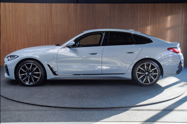 BMW 4 Serie Gran Coupé 420i M-pakket Navi Leer Elektr. achterklep 360° Camera Climate voor & achter Zwarte hemelbekleding PDC LM velgen BTW auto!