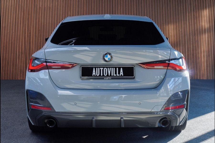 BMW 4 Serie Gran Coupé 420i M-pakket Navi Leer Elektr. achterklep 360° Camera Climate voor & achter Zwarte hemelbekleding PDC LM velgen BTW auto!