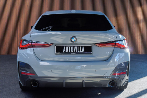BMW 4 Serie Gran Coupé 420i M-pakket Navi Leer Elektr. achterklep 360° Camera Climate voor & achter Zwarte hemelbekleding PDC LM velgen BTW auto!
