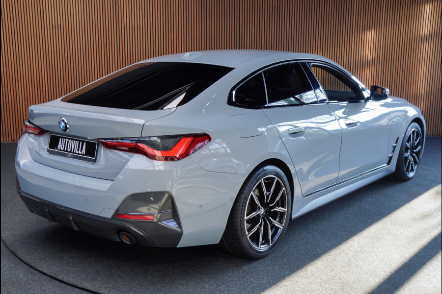 BMW 4 Serie Gran Coupé 420i M-pakket Navi Leer Elektr. achterklep 360° Camera Climate voor & achter Zwarte hemelbekleding PDC LM velgen BTW auto!