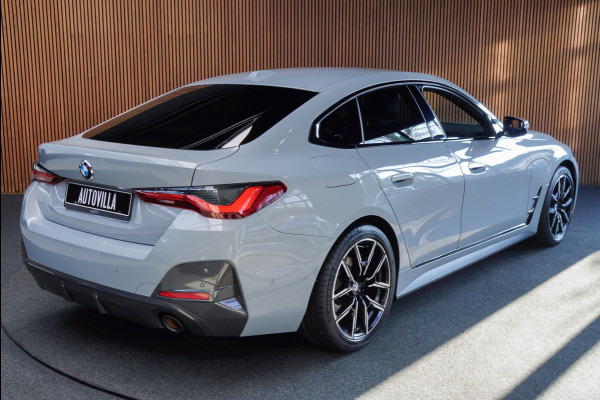 BMW 4 Serie Gran Coupé 420i M-pakket Navi Leer Elektr. achterklep 360° Camera Climate voor & achter Zwarte hemelbekleding PDC LM velgen BTW auto!