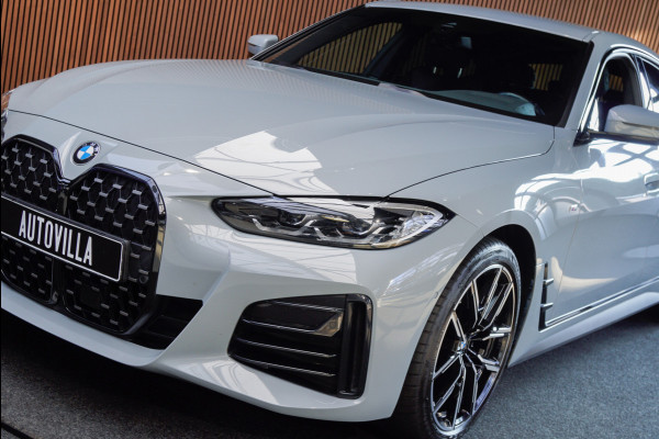 BMW 4 Serie Gran Coupé 420i M-pakket Navi Leer Elektr. achterklep 360° Camera Climate voor & achter Zwarte hemelbekleding PDC LM velgen BTW auto!