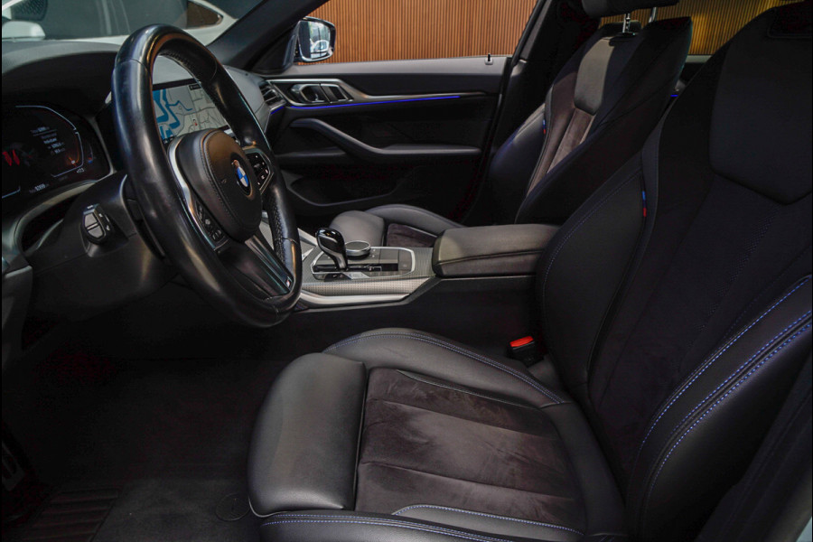 BMW 4 Serie Gran Coupé 420i M-pakket Navi Leer Elektr. achterklep 360° Camera Climate voor & achter Zwarte hemelbekleding PDC LM velgen BTW auto!