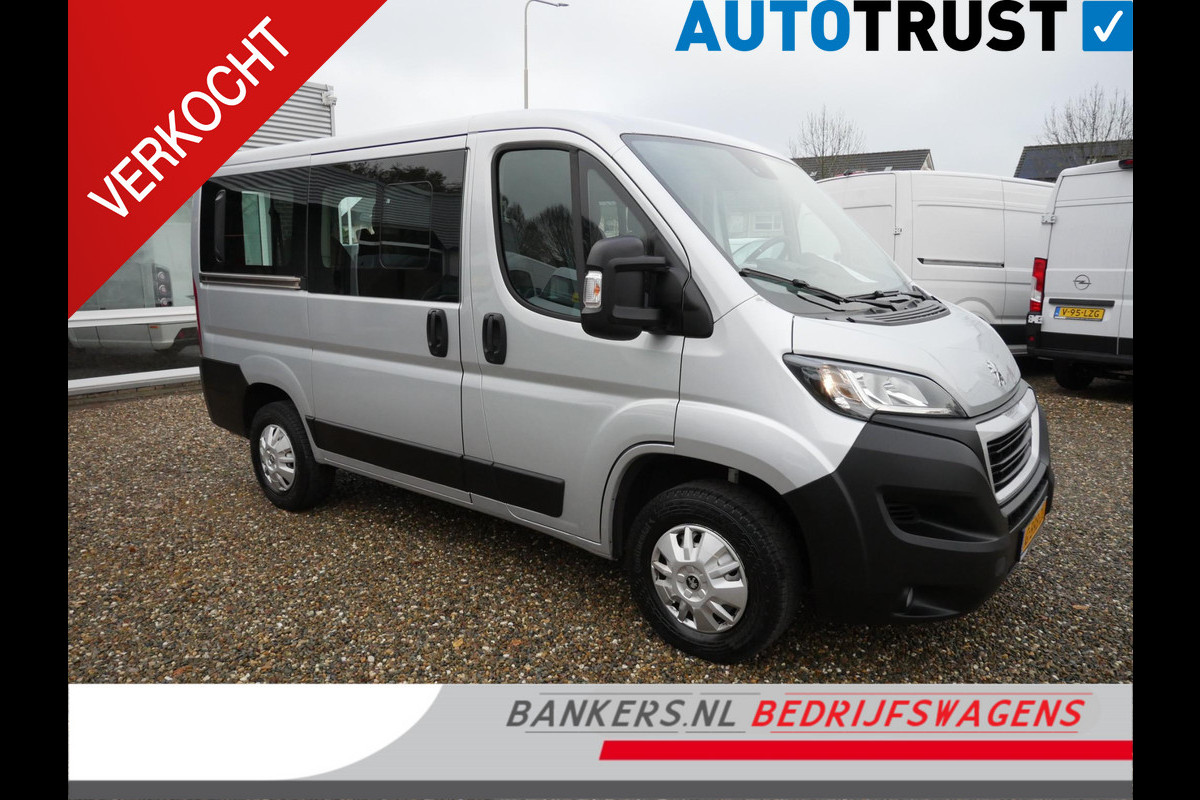 Peugeot Boxer 2.2 BlueHDI 140PK, L1H1, Combi 9-Persoons, Airco