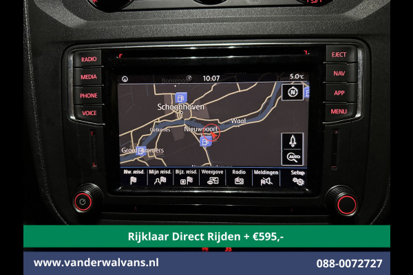 Volkswagen Caddy 2.0 TDI L2H1 Maxi Euro6 *Rijklaar Direct Rijden* Airco | LM velgen | Navigatie | Apple Carplay | Android Auto Zijdeur