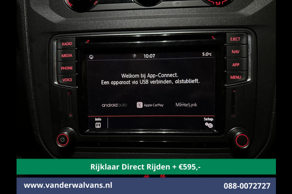 Volkswagen Caddy 2.0 TDI L2H1 Maxi Euro6 *Rijklaar Direct Rijden* Airco | LM velgen | Navigatie | Apple Carplay | Android Auto Zijdeur