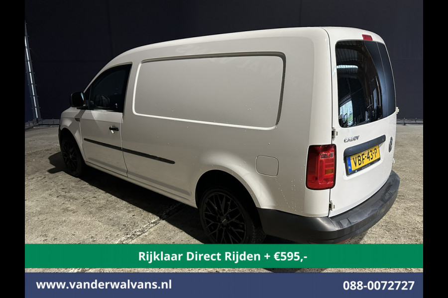 Volkswagen Caddy 2.0 TDI L2H1 Maxi Euro6 *Rijklaar Direct Rijden* Airco | LM velgen | Navigatie | Apple Carplay | Android Auto Zijdeur