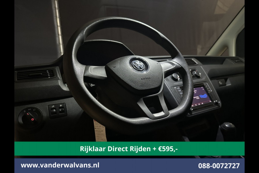 Volkswagen Caddy 2.0 TDI L2H1 Maxi Euro6 *Rijklaar Direct Rijden* Airco | LM velgen | Navigatie | Apple Carplay | Android Auto Zijdeur
