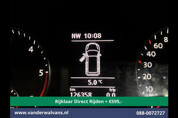 Volkswagen Caddy 2.0 TDI L2H1 Maxi Euro6 *Rijklaar Direct Rijden* Airco | LM velgen | Navigatie | Apple Carplay | Android Auto Zijdeur