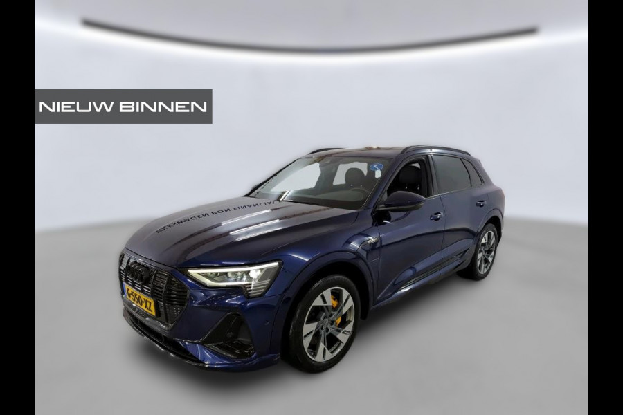 Audi e-tron e-tron 50 quattro Launch edition Black 71 kWh S-Line | Panoramadak | Stoelverwarming | Adaptive Cruise Control | Memory Seat | Parkeersensoren | Keyless | Apple Carplay