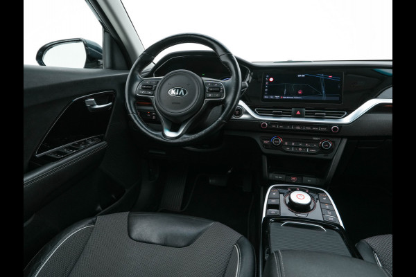 Kia e-Niro DynamicLine 64 kWh [ 3-Fase ] {SOH-100%} (INCL-BTW) Aut.*LEATHER-FABRIC | NAVI-FULLMAP | DAB+ | ADAPTIVE-CRUISE | CAMERA | HEATED-COMFORTSEATS | KEYLESS | DIGI-COCKPIT | SHIFT-PADDLES | CARPLAY | LANE-ASSIST | ...