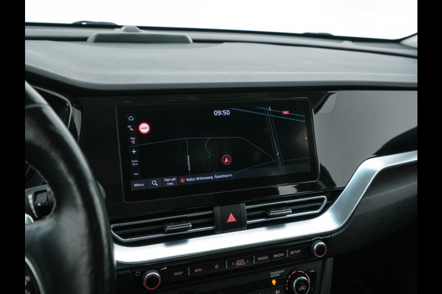 Kia e-Niro DynamicLine 64 kWh [ 3-Fase ] {SOH-100%} (INCL-BTW) Aut.*LEATHER-FABRIC | NAVI-FULLMAP | DAB+ | ADAPTIVE-CRUISE | CAMERA | HEATED-COMFORTSEATS | KEYLESS | DIGI-COCKPIT | SHIFT-PADDLES | CARPLAY | LANE-ASSIST | ...
