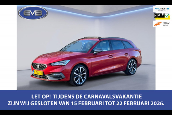 Seat Leon Sportstourer 1.0 eTSI AUTOMAAT FR Business Intense, VOL OPTIES, panoramadak, dealer onderhoud,trekhaak, 1 e eig, NL auto