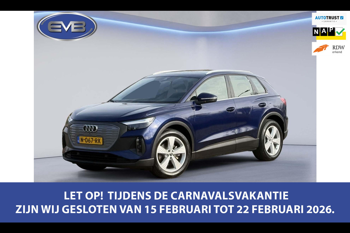 Audi Q4 e-tron 35 AUTOMAAT Edition, camera, navarra bleu, stoelverwarming, digitaal cockpit, 1 e eigenaar, NL auto met nap