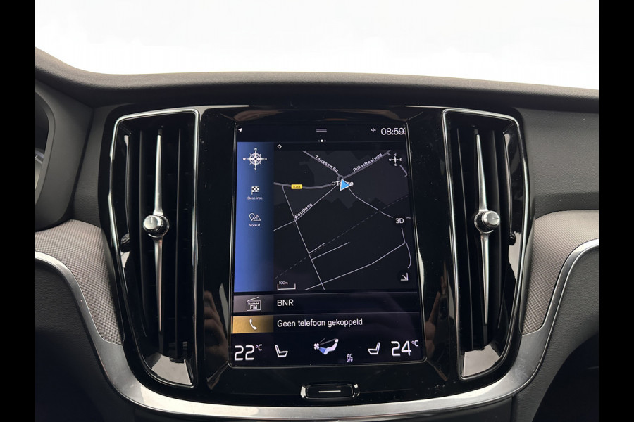 Volvo S60 2.0 B3 R-Design Black Edition (INCL-BTW) Aut. *FULL-LED | LEATHER | HEATED-R-SPORTSEATS | HARMAN/KARDON | MEMORY-PACK | CAMERA | NAVI-FULLMAP | ECC | PRIVACYGLASS | PDC | CRUISE | LANE-ASIST | DAB | DIGI-COCKPIT | TOWBAR