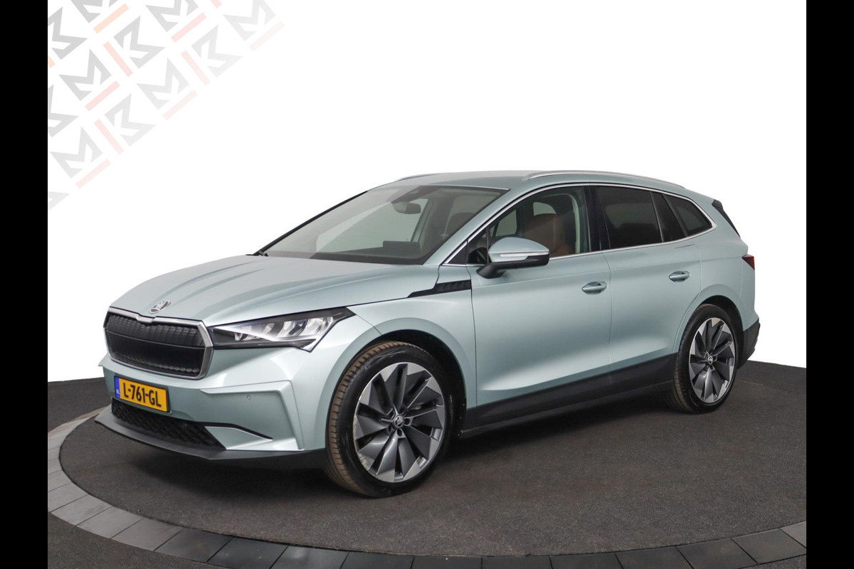 Škoda ENYAQ iV 60|Warmtepomp|Leer|Stoelverwarming|Trekhaak|SOH 92%|