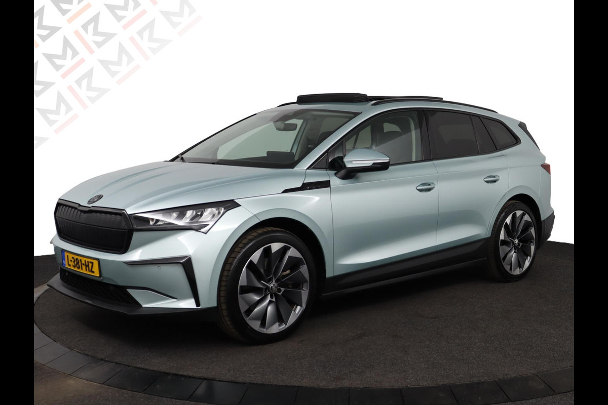 Škoda ENYAQ iV 80|Trekhaak|Leder|Panoramadak|SOH 90%