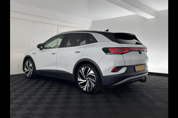 Volkswagen ID.4 Max 77 kWh [ 3-Fase ] {SOH-89%} (INCL.BTW) Aut. *PANO | HEAD-UP | LEATHER | FULL-LED | MEMORY-PACK | TOP-VIEW | BLIND-SPOT | HEATED-SPORTSEATS | DIGI-COCKPIT | DAB+ | 21''ALU*