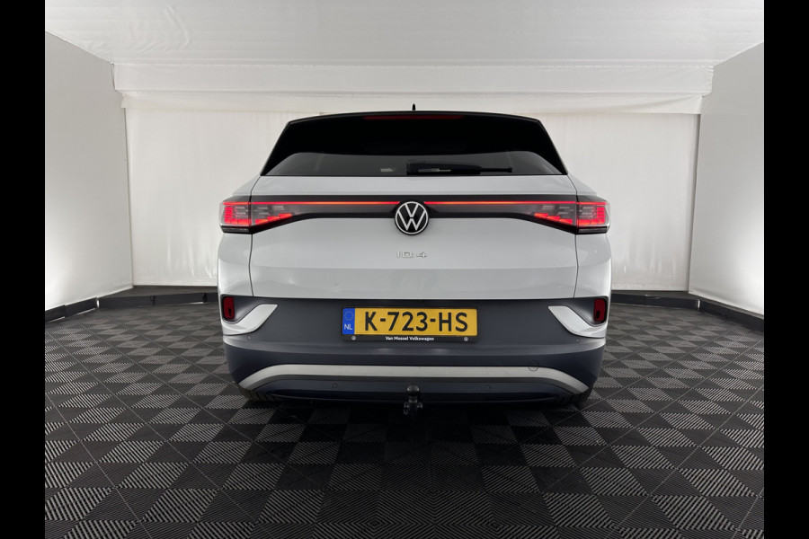 Volkswagen ID.4 Max 77 kWh [ 3-Fase ] {SOH-89%} (INCL.BTW) Aut. *PANO | HEAD-UP | LEATHER | FULL-LED | MEMORY-PACK | TOP-VIEW | BLIND-SPOT | HEATED-SPORTSEATS | DIGI-COCKPIT | DAB+ | 21''ALU*