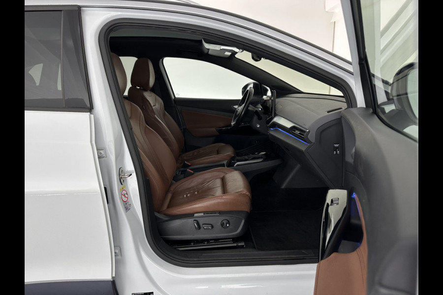 Volkswagen ID.4 Max 77 kWh [ 3-Fase ] {SOH-89%} (INCL.BTW) Aut. *PANO | HEAD-UP | LEATHER | FULL-LED | MEMORY-PACK | TOP-VIEW | BLIND-SPOT | HEATED-SPORTSEATS | DIGI-COCKPIT | DAB+ | 21''ALU*