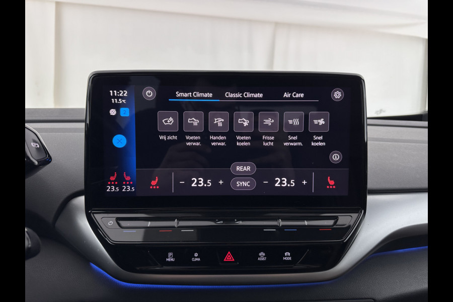 Volkswagen ID.4 Max 77 kWh [ 3-Fase ] {SOH-89%} (INCL.BTW) Aut. *PANO | HEAD-UP | LEATHER | FULL-LED | MEMORY-PACK | TOP-VIEW | BLIND-SPOT | HEATED-SPORTSEATS | DIGI-COCKPIT | DAB+ | 21''ALU*