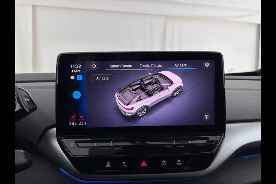 Volkswagen ID.4 Max 77 kWh [ 3-Fase ] {SOH-89%} (INCL.BTW) Aut. *PANO | HEAD-UP | LEATHER | FULL-LED | MEMORY-PACK | TOP-VIEW | BLIND-SPOT | HEATED-SPORTSEATS | DIGI-COCKPIT | DAB+ | 21''ALU*