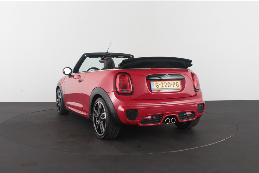 MINI Cabrio 2.0 Cooper S John Cooper Works > 192pk/H&K/Head-up/18inch/Chili red/Aerodynamica Kit...