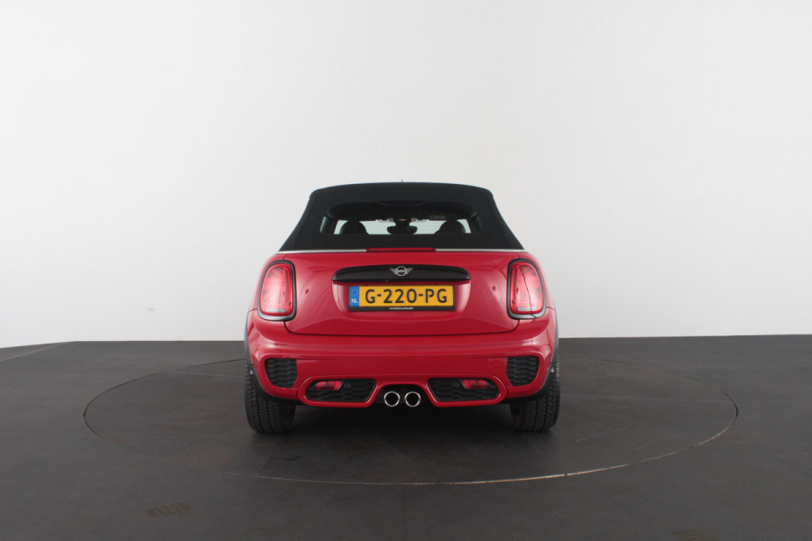 MINI Cabrio 2.0 Cooper S John Cooper Works > 192pk/H&K/Head-up/18inch/Chili red/Aerodynamica Kit...