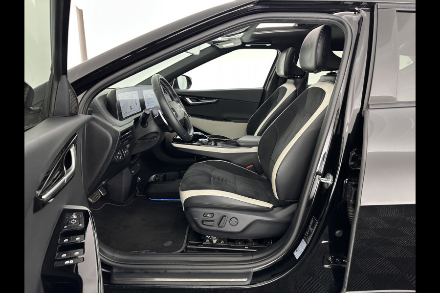 Kia Ev6 GT-Line 77.4 kWh (INCL-BTW) Aut. *HEATPUMP | PANO | HEAD-UP | LEATHER-ALCANTARA | ADAPTIVE-CRUISE | DIGI-COCKPIT | MERIDIAN-AUDIO | MEMORYPACK | FULL-LED | KEYLESS | TOPVIEW | DAB | BLINDSPOT | NAVI-FULLMAP |