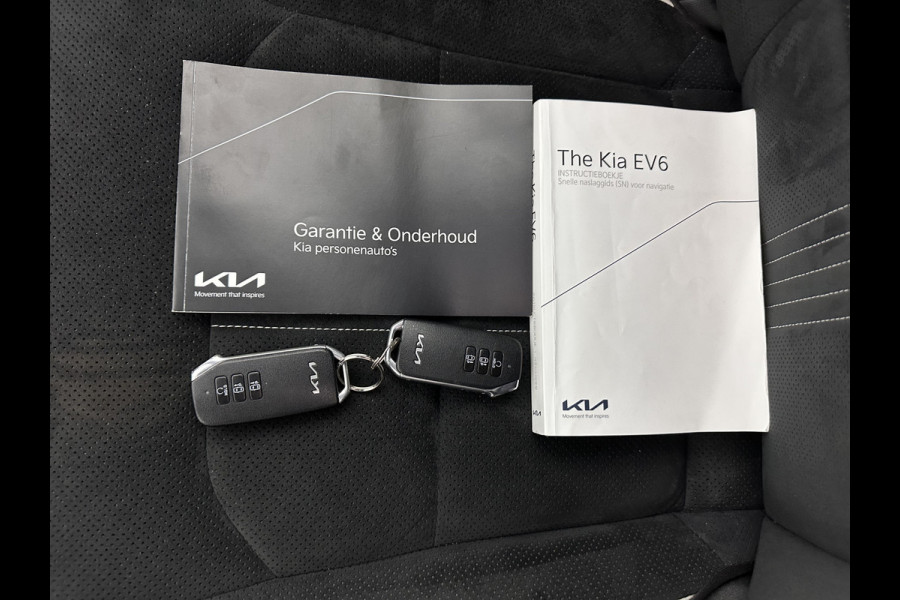 Kia Ev6 GT-Line 77.4 kWh (INCL-BTW) Aut. *HEATPUMP | PANO | HEAD-UP | LEATHER-ALCANTARA | ADAPTIVE-CRUISE | DIGI-COCKPIT | MERIDIAN-AUDIO | MEMORYPACK | FULL-LED | KEYLESS | TOPVIEW | DAB | BLINDSPOT | NAVI-FULLMAP |