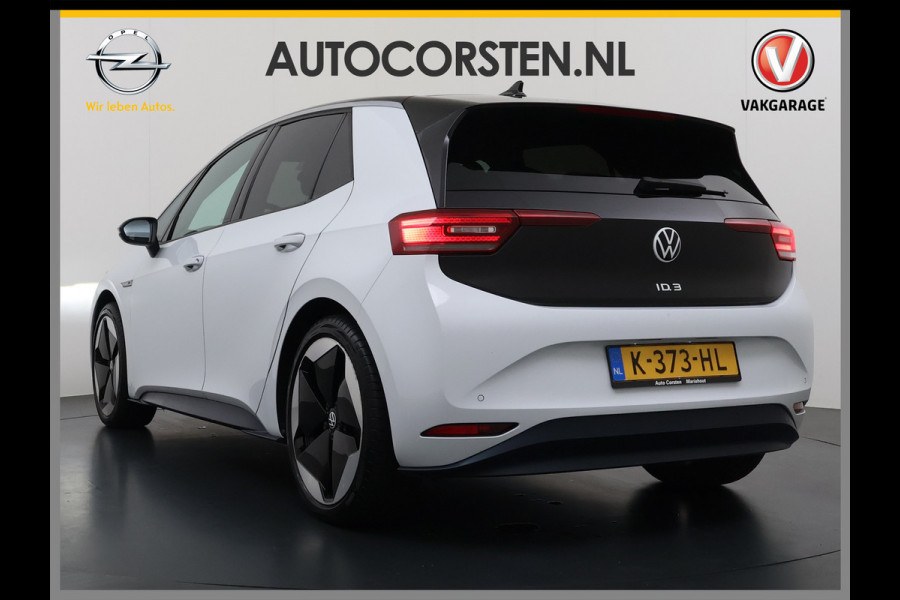 Volkswagen ID.3 First MAX 62kWh SOH 90% Panoramadak Ergo Active Stoelen Navi Pro Ecc Adap.Cruise Heads-Up Display Camera Pdc Lmv 20" Apple Carplay Android Auto Origineel Nederlandse Auto Zeer luxe uitvoering