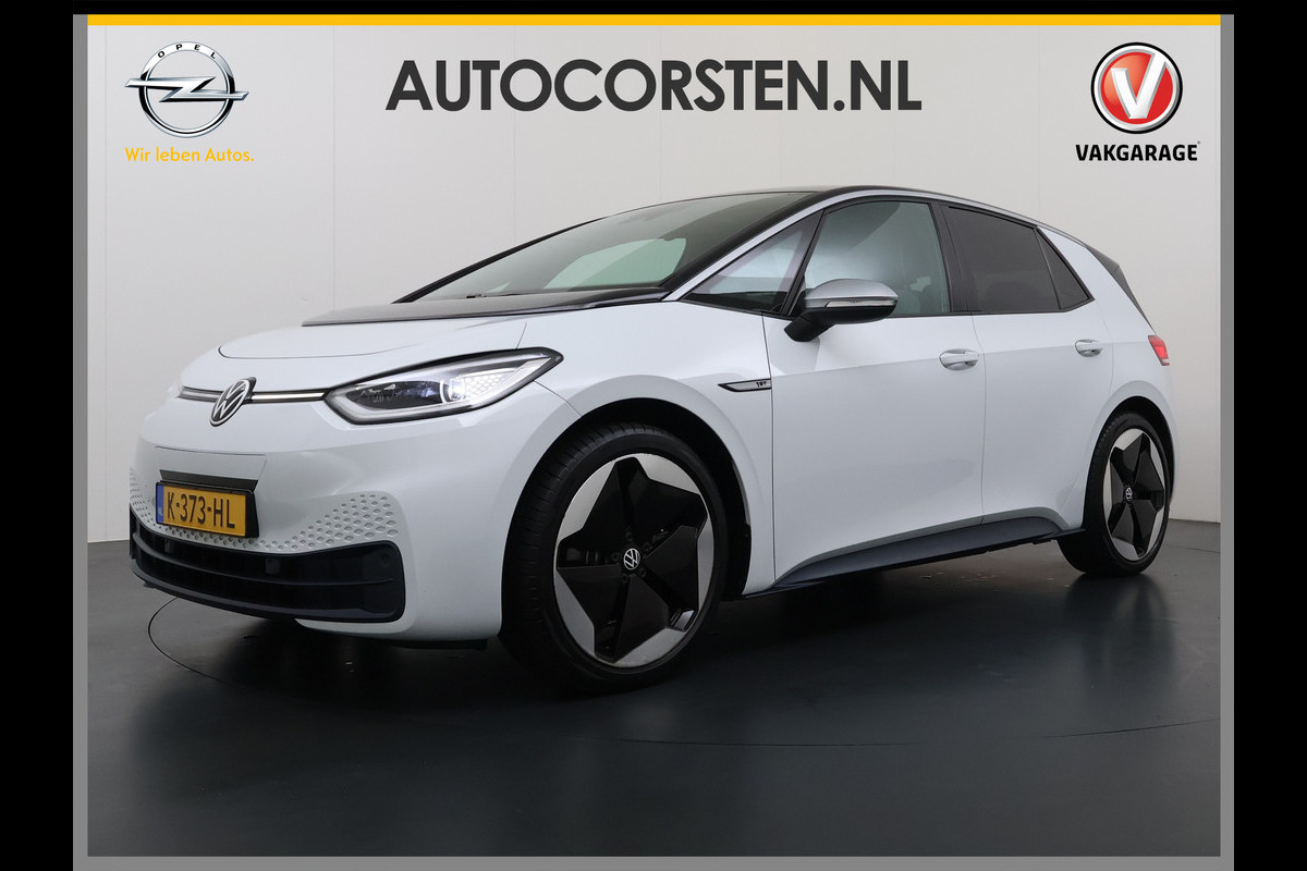 Volkswagen ID.3 First MAX 62kWh SOH 90% Panoramadak Ergo Active Stoelen Navi Pro Ecc Adap.Cruise Heads-Up Display Camera Pdc Lmv 20" Apple Carplay Android Auto Origineel Nederlandse Auto Zeer luxe uitvoering