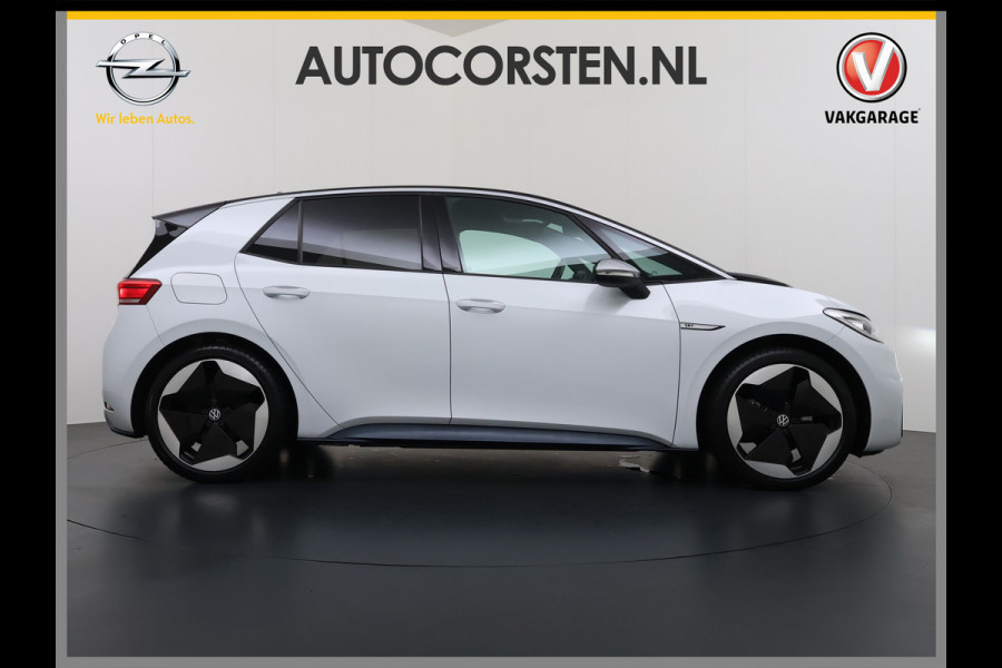 Volkswagen ID.3 First MAX 62kWh SOH 90% Panoramadak Ergo Active Stoelen Navi Pro Ecc Adap.Cruise Heads-Up Display Camera Pdc Lmv 20" Apple Carplay Android Auto Origineel Nederlandse Auto Zeer luxe uitvoering