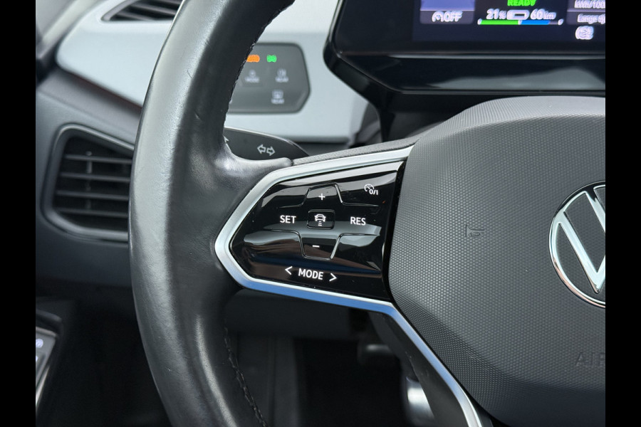 Volkswagen ID.3 First MAX 62kWh SOH 90% Panoramadak Ergo Active Stoelen Navi Pro Ecc Adap.Cruise Heads-Up Display Camera Pdc Lmv 20" Apple Carplay Android Auto Origineel Nederlandse Auto Zeer luxe uitvoering