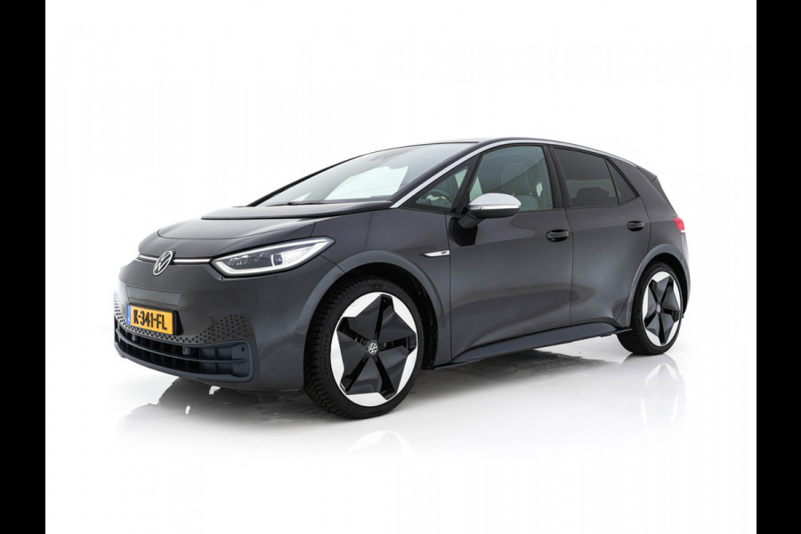 Volkswagen ID.3 First Max 58 kWh [ 3-Fase ] {SOH-89%} (INCL.BTW) *PANO | HEAD-UP | ADAPTIVE-CRUISE | FULL-LED | BLINDSPOT | CAMERA | KEYLESS | MICROFIBRE | AMBIENTLIGHT | NAVI-FULLMAP | DAB+ | ECC | HEATED-SPORTSEATS | DIGI-COCKPIT | 20"ALU*